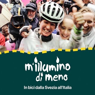 Copertina M'illumino di Meno - In bici dalla Svezia all'Italia