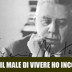 Eugenio Montale Legge Spesso Il Male Di Vivere Ho Incontrato Rai Radio 3 Raiplay Radio