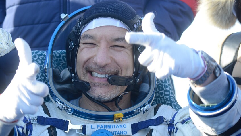 Luca Parmitano a Caterpillar